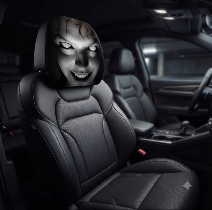 Scary Headrest Covers for Cars  Pack of 2