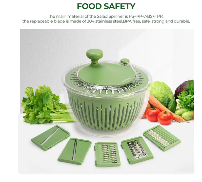 REVRO Multifunctional Vegetable Salad Dehydrator And Cutter