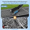 Upgraded Electric Grill Brush with Adjustable Angle, 3-Speed Power, Waterproof - Cordless Rechargeable BBQ Cleaner for Grates (Black)