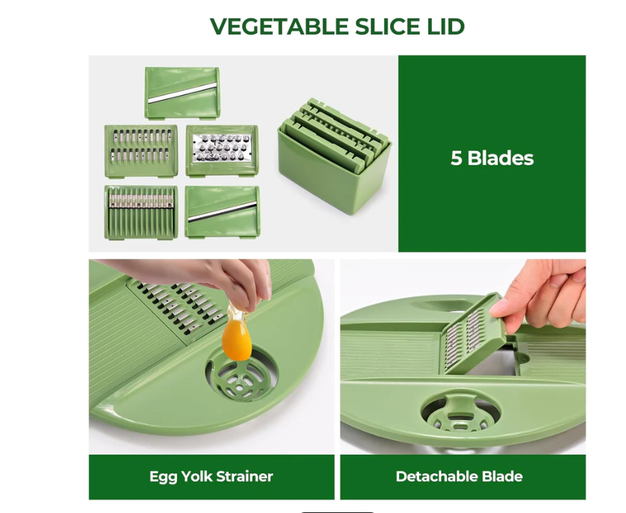 REVRO Multifunctional Vegetable Salad Dehydrator And Cutter