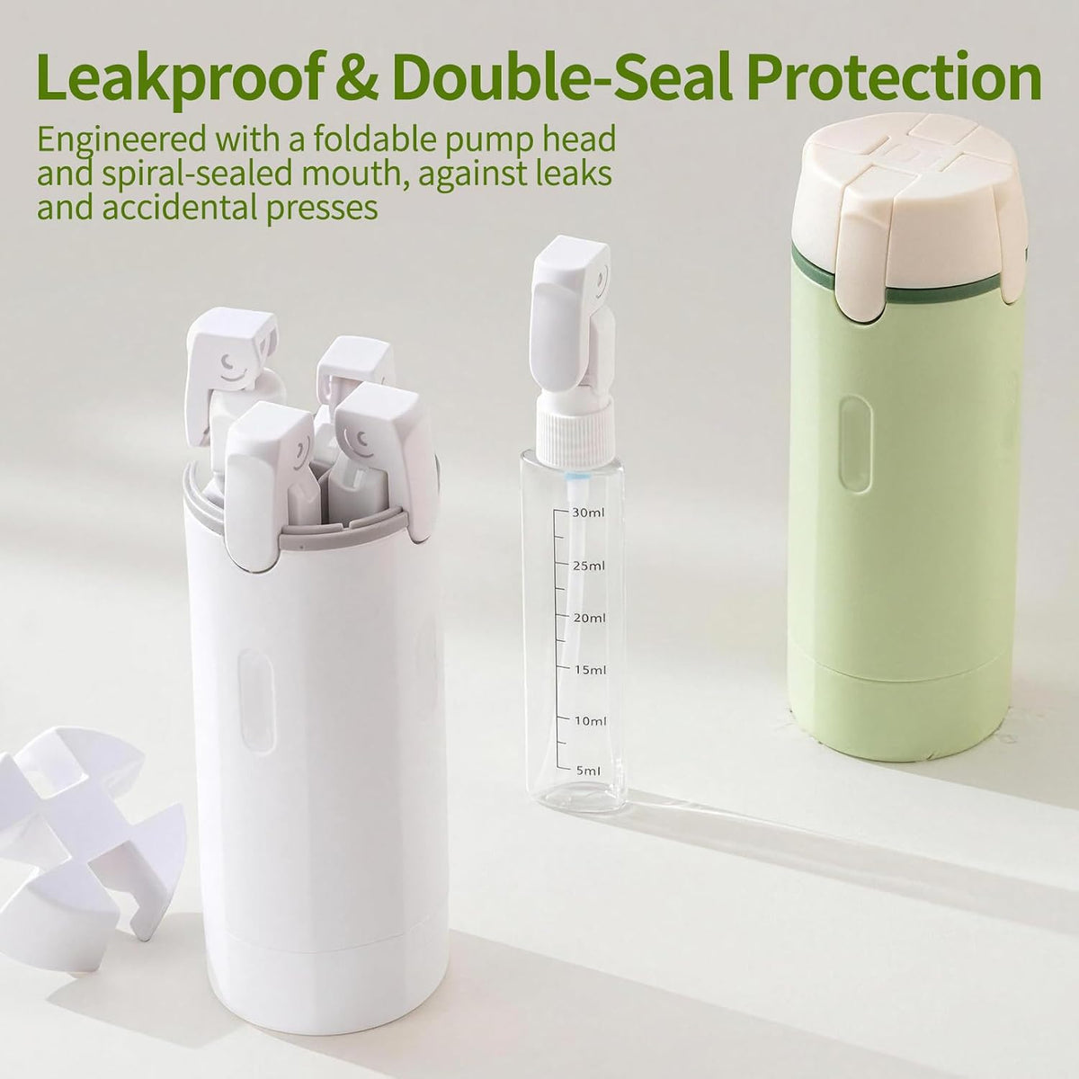 4 in 1 Travel Dispenser Bottle for Toiletries