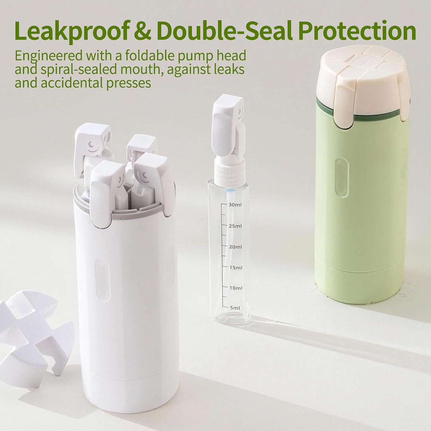 4 in 1 Travel Dispenser Bottle for Toiletries