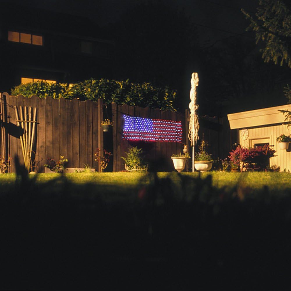 Led Flag Net Lights For July 4th