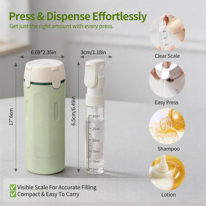 4 in 1 Travel Dispenser Bottle for Toiletries